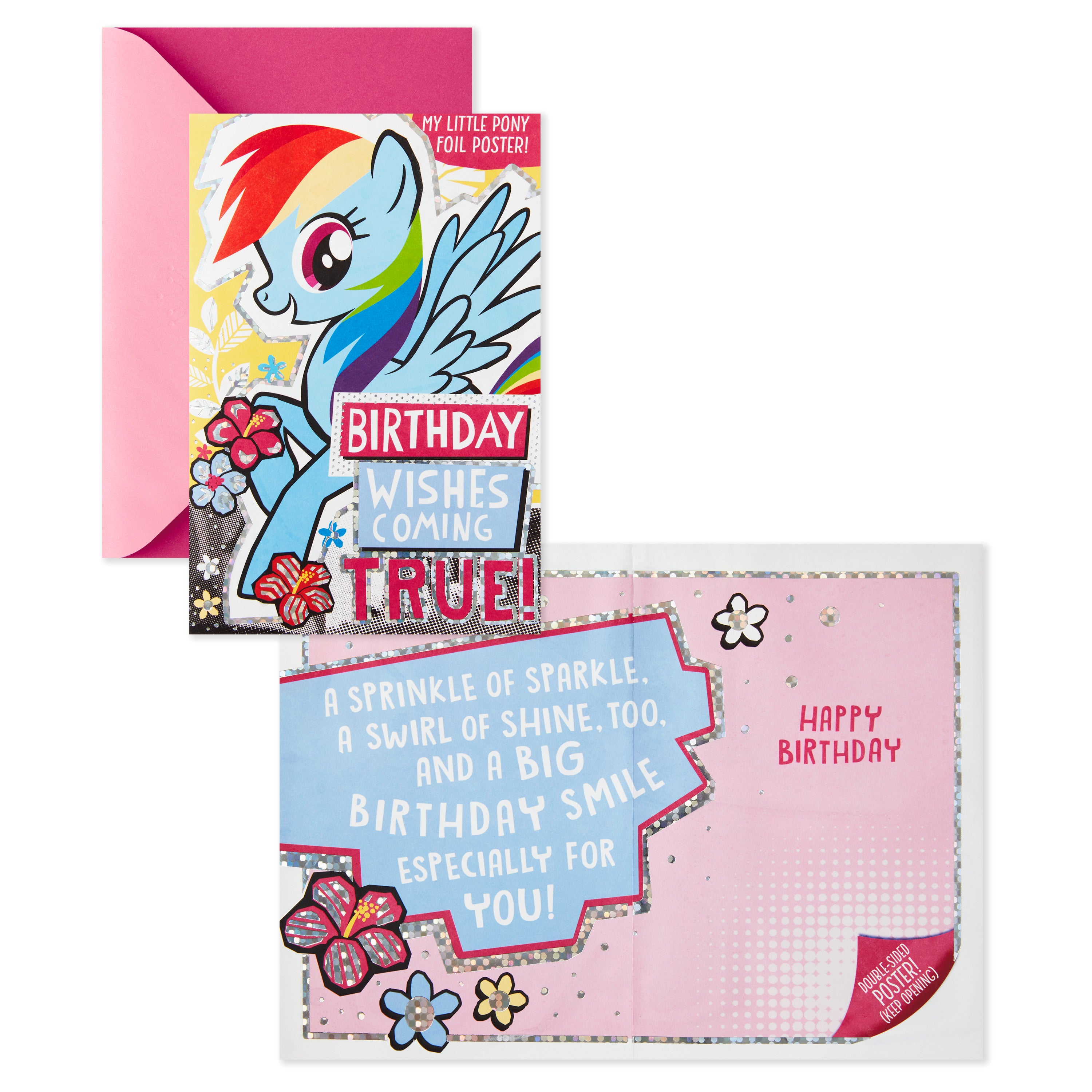 my little pony happy birthday card