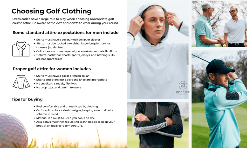 Proper Golf Course Attire Guide  How to Dress for Golf – Abacus