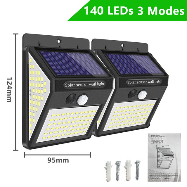 solar motion garden lights