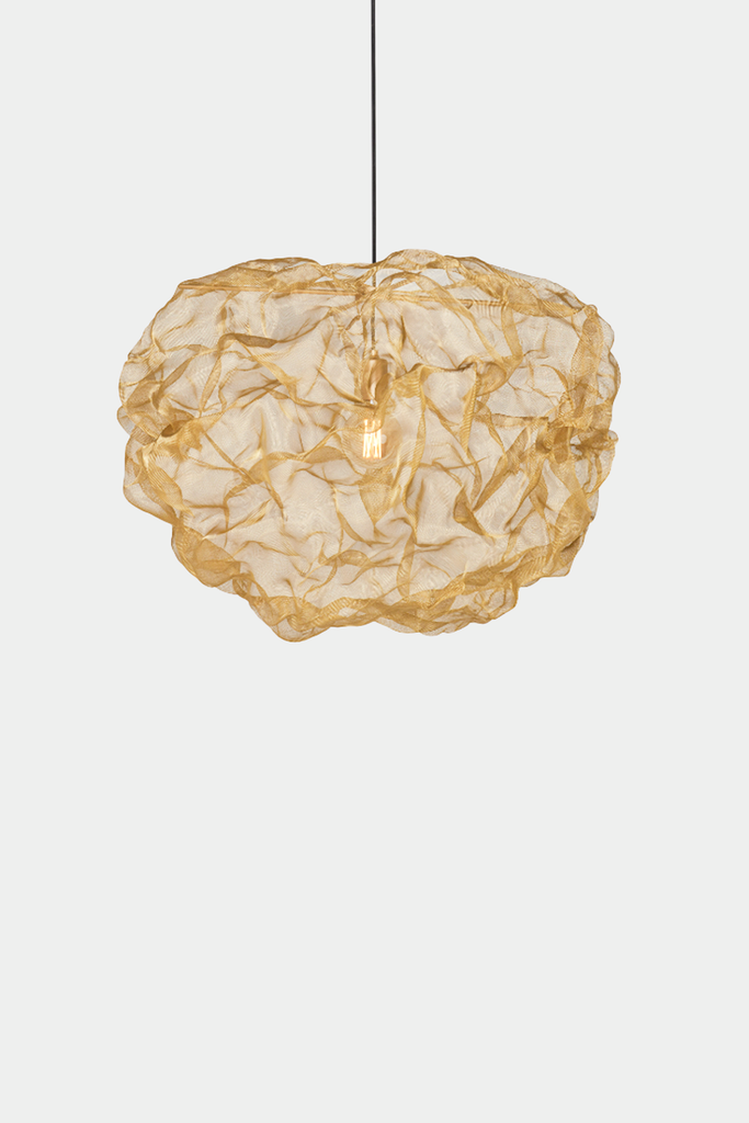 large yellow pendant light