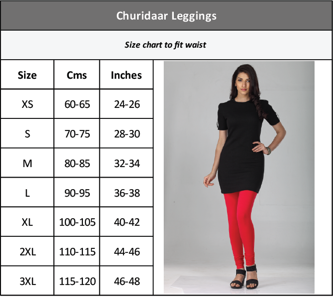 Prisma Deep Skin Churidar Leggings - Best Quality & Comfortable Fit