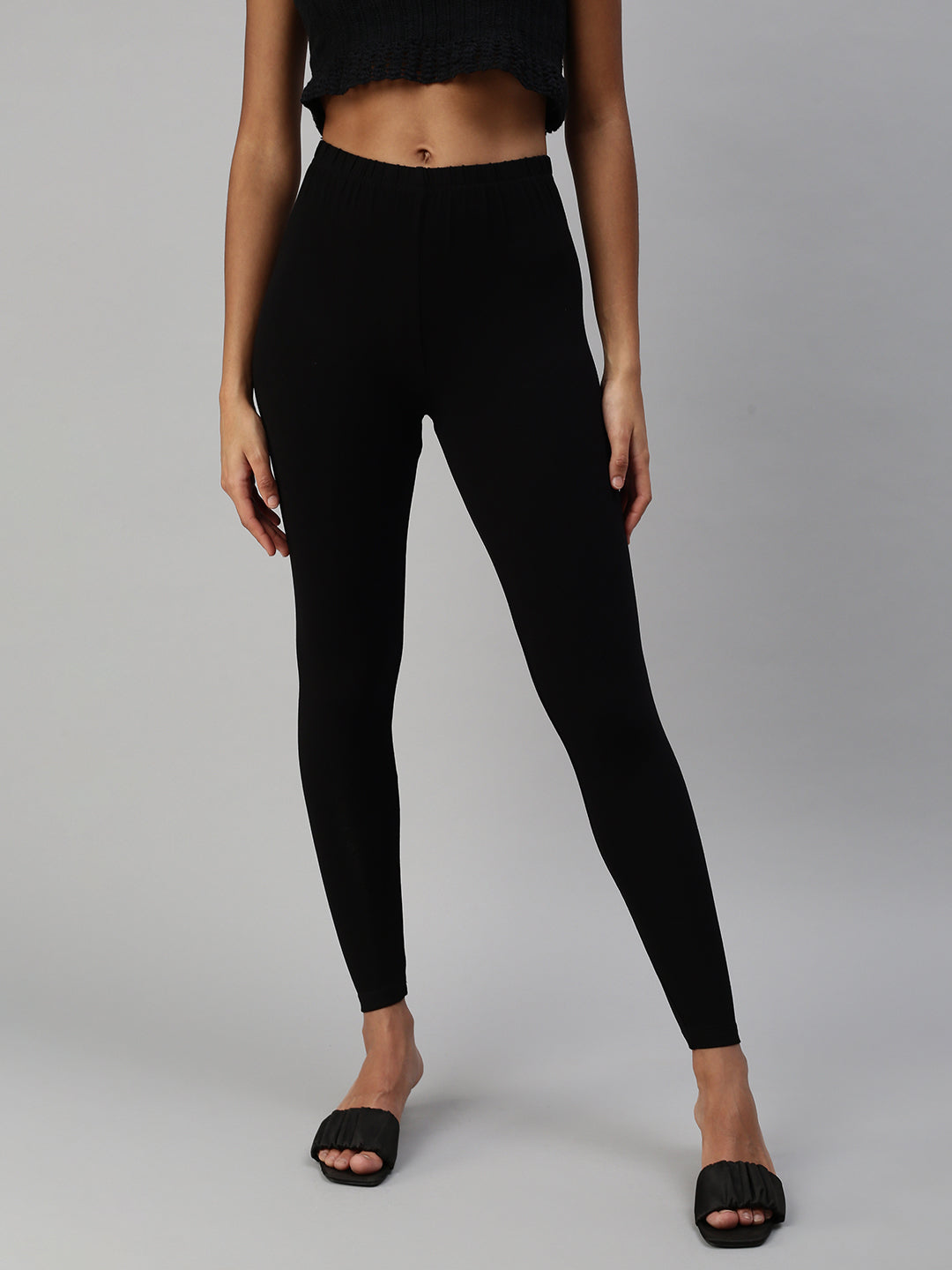 Shop Prisma's Black Ankle Leggings for Women