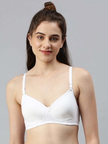 Prisma Peach Padded Hook Bra with Removable Padding