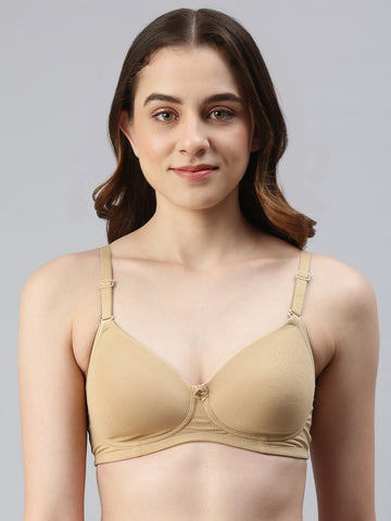 Padded (Padded Removable Hook Bra)-Plum