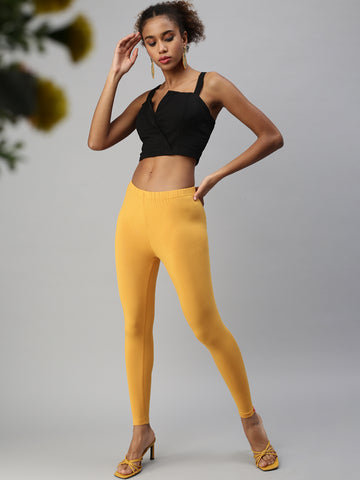 Shop Prisma's Orange Peach Ankle Leggings for Comfortable Style