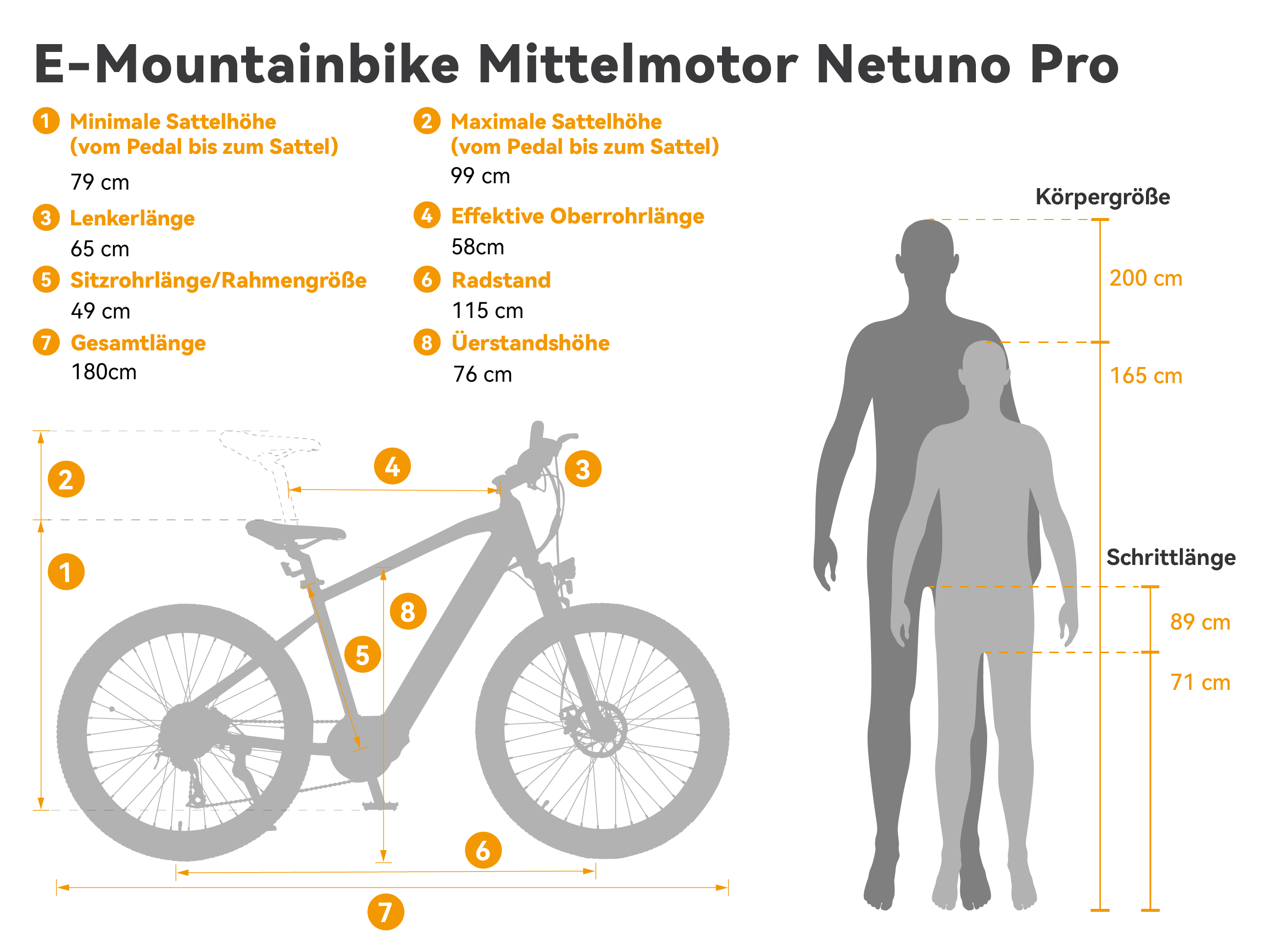 Eskute Fahrrad Geometrie