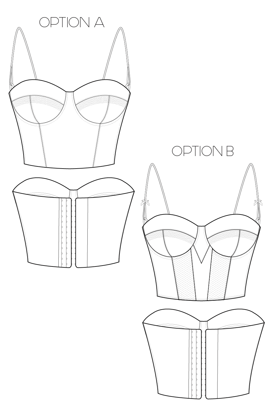 27 Corselette Sewing Pattern Lairdfhallon 