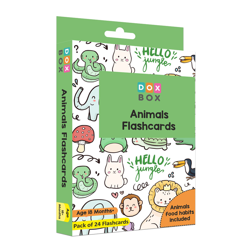 Wildly Fun Animal Flash Cards - 24 Cards to Spark Learning and Excitement