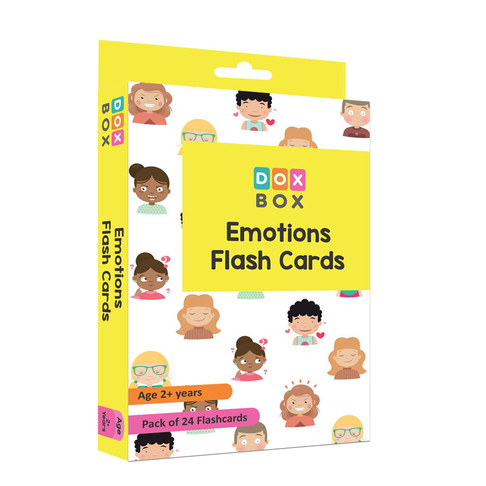Playful emotion flashcards for kids