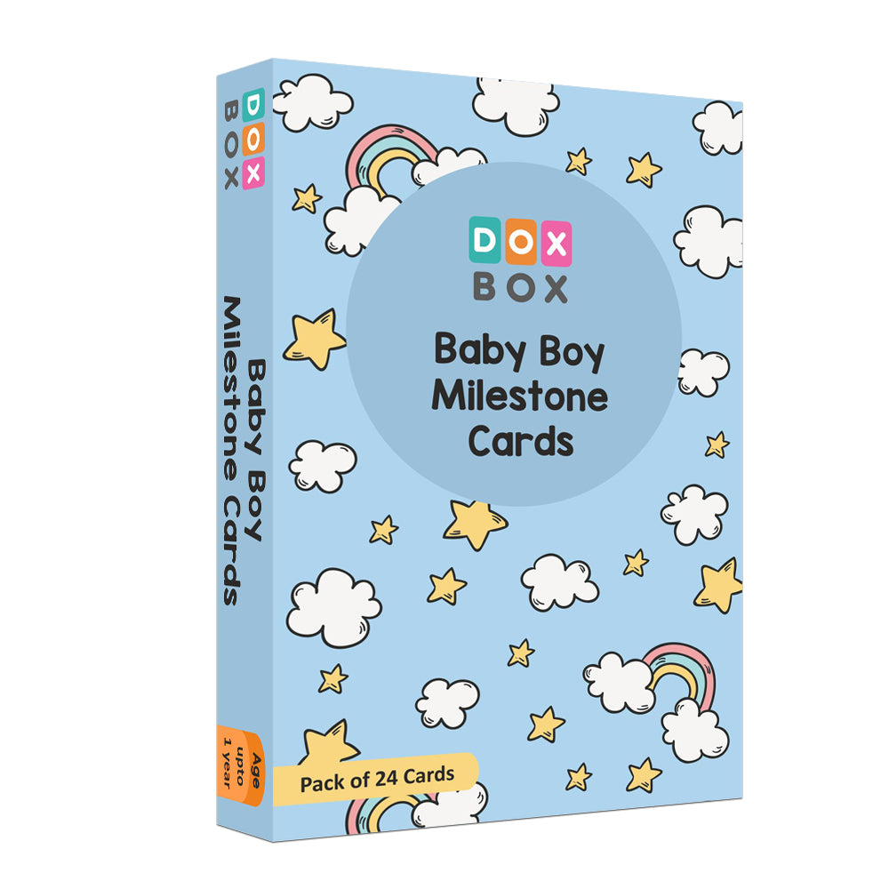 Baby Boy Milestone Cards for Cherished Memories