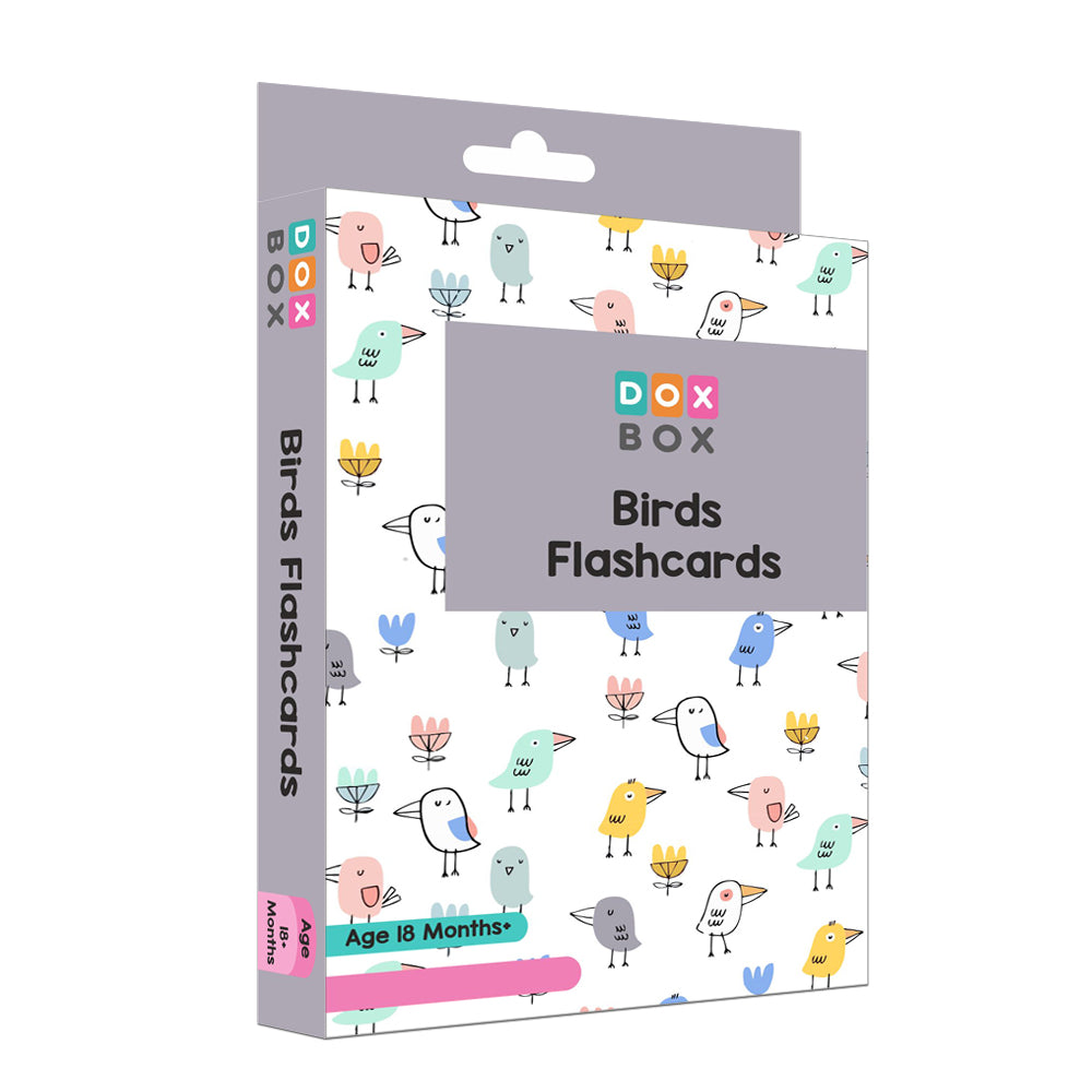 Birds flash cards for kids (pack of 24)