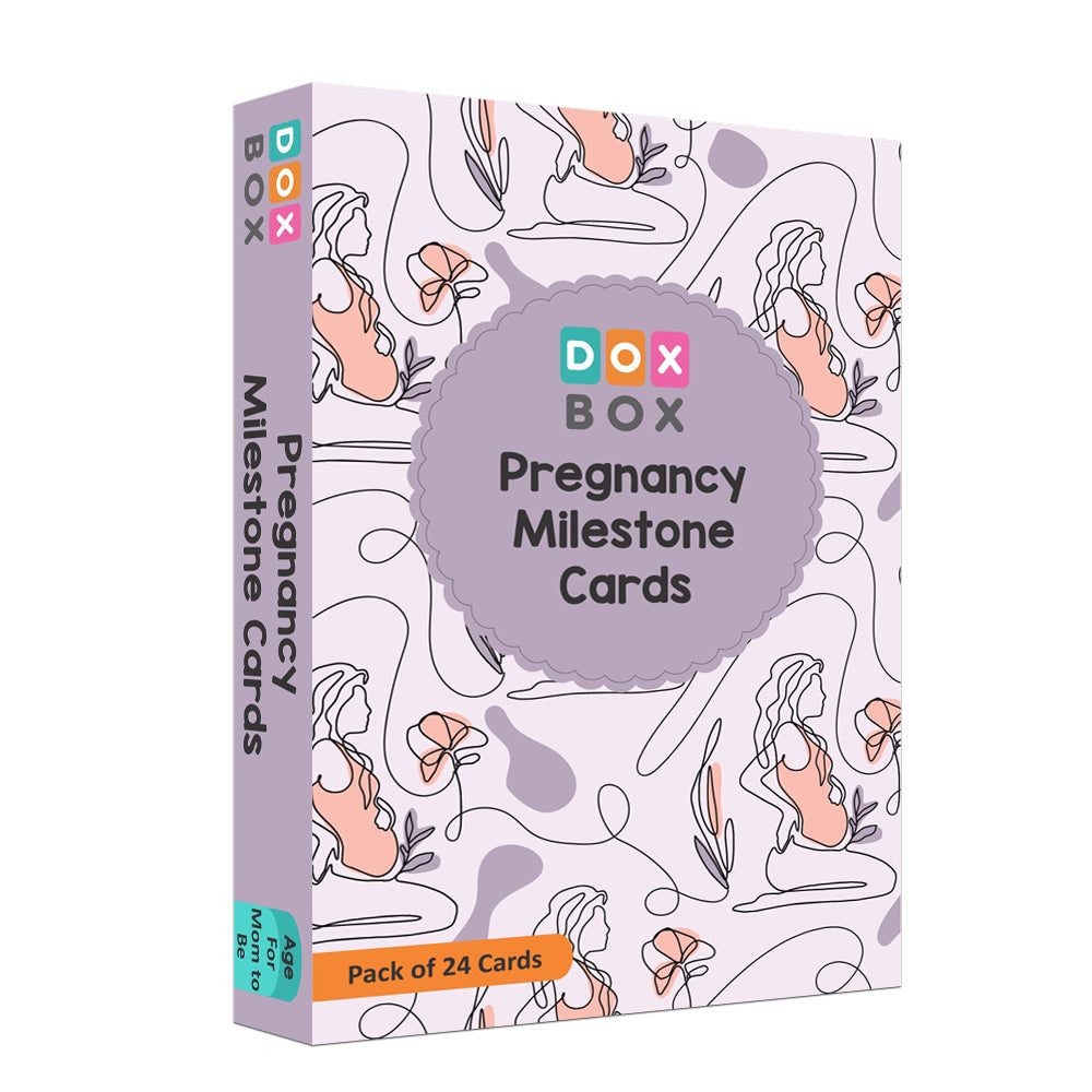 Celebrate pregnancy milestones with pack of 24 flashcards