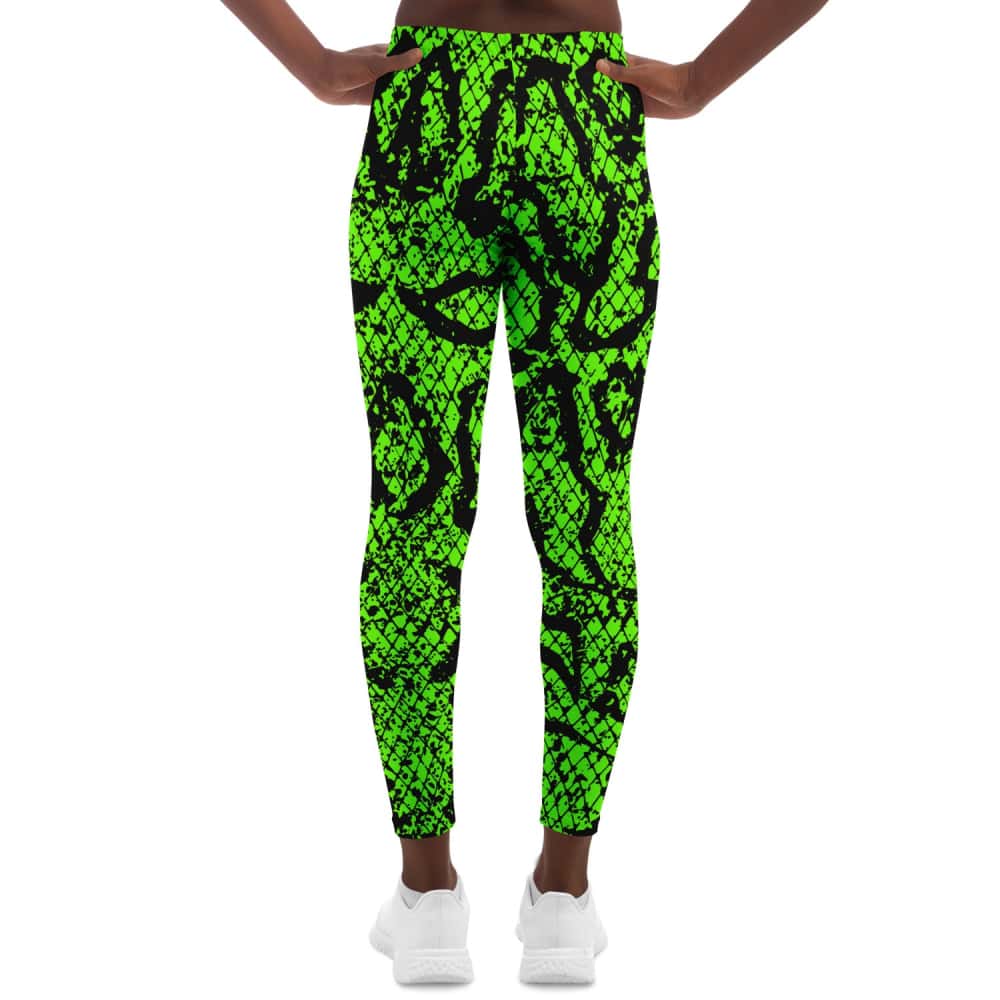 Brown And Green Camo Leggings - Free Shipping - Projects817