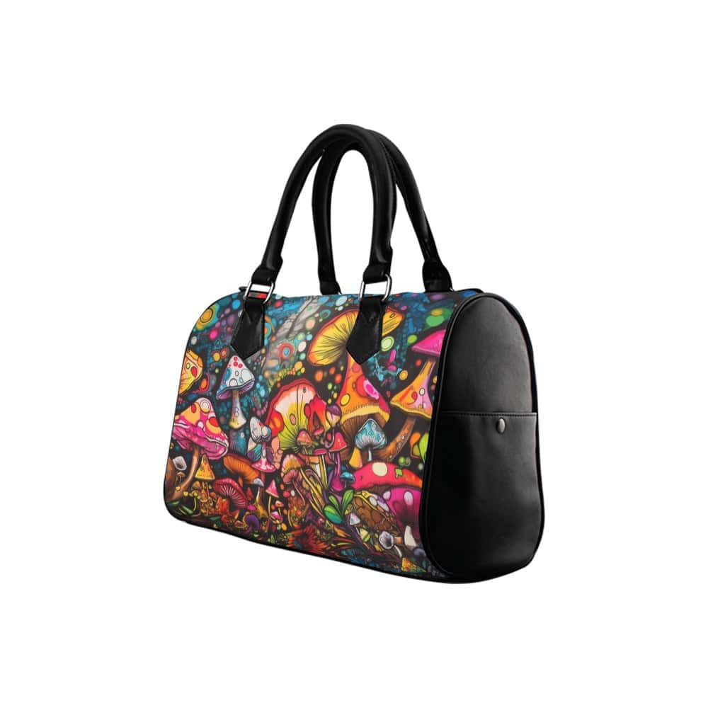 Groovy Mushrooms Boston Handbag