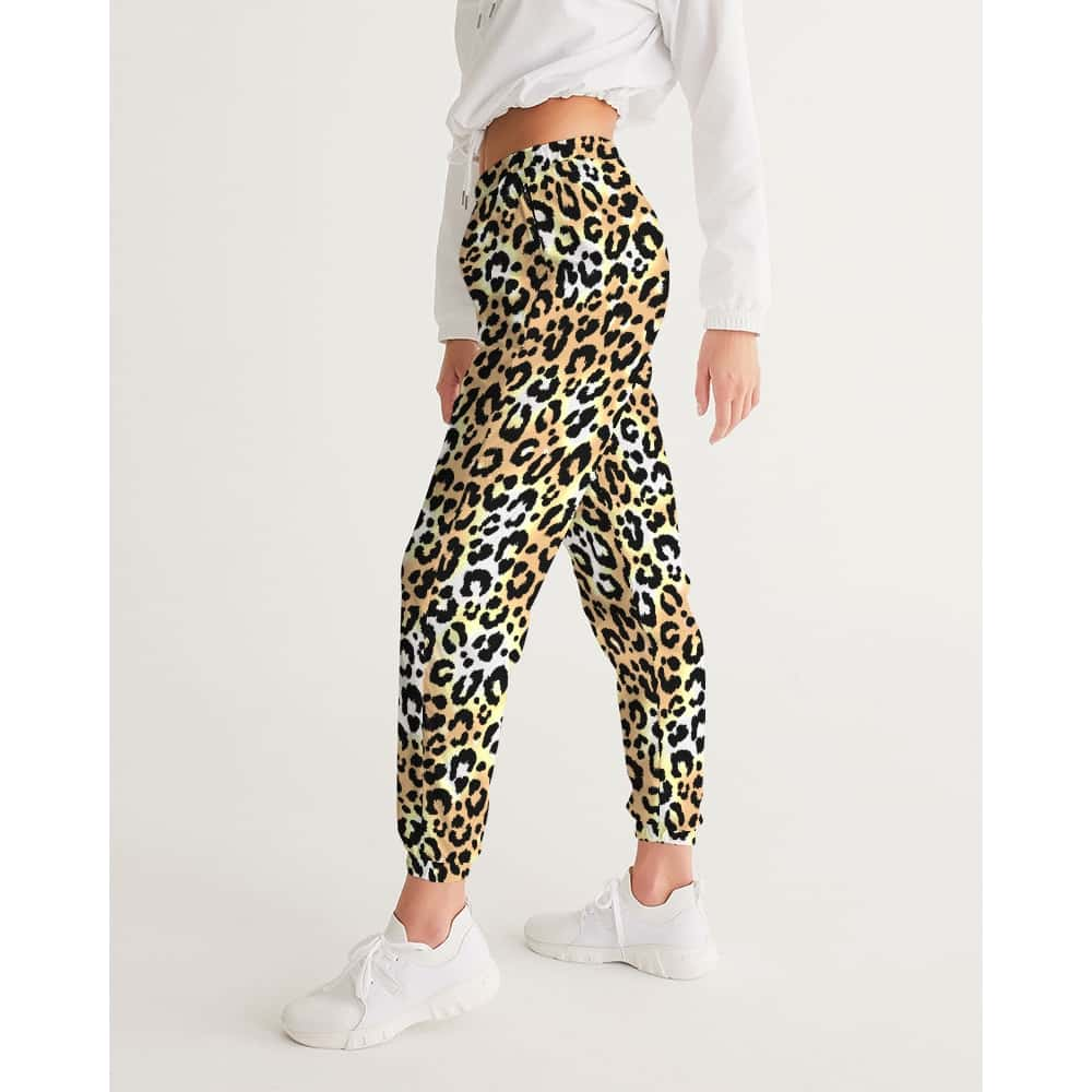 Projects817 Llc - Leopard Print Track Pants - Projects817 LLC