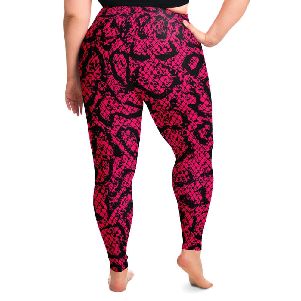 Pink Galaxy Plus Size Leggings - Free Shipping - Projects817 LLC