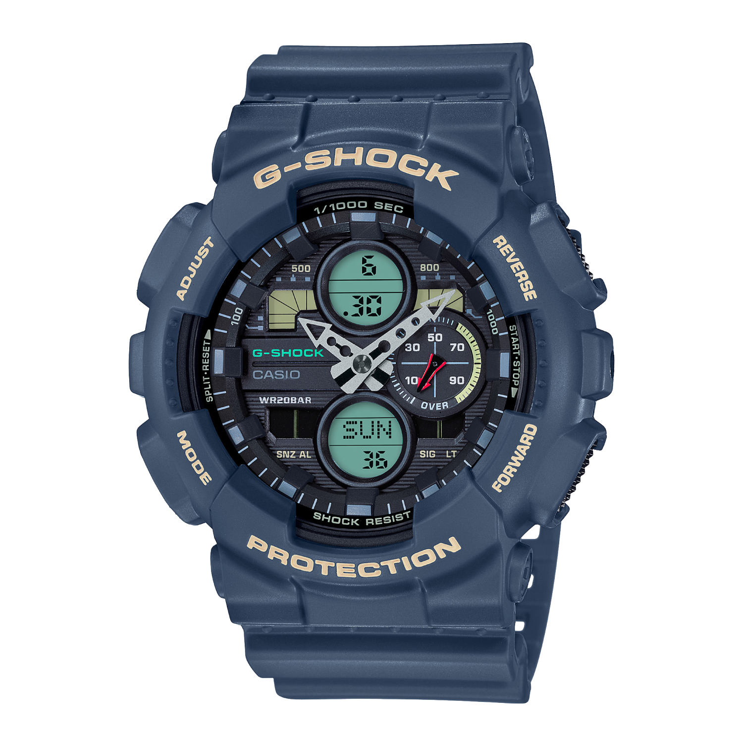 CASIO G-SHOCK STANDARD ANALOG-DIGITAL BLUE WATCH | CITY CHAIN – City ...