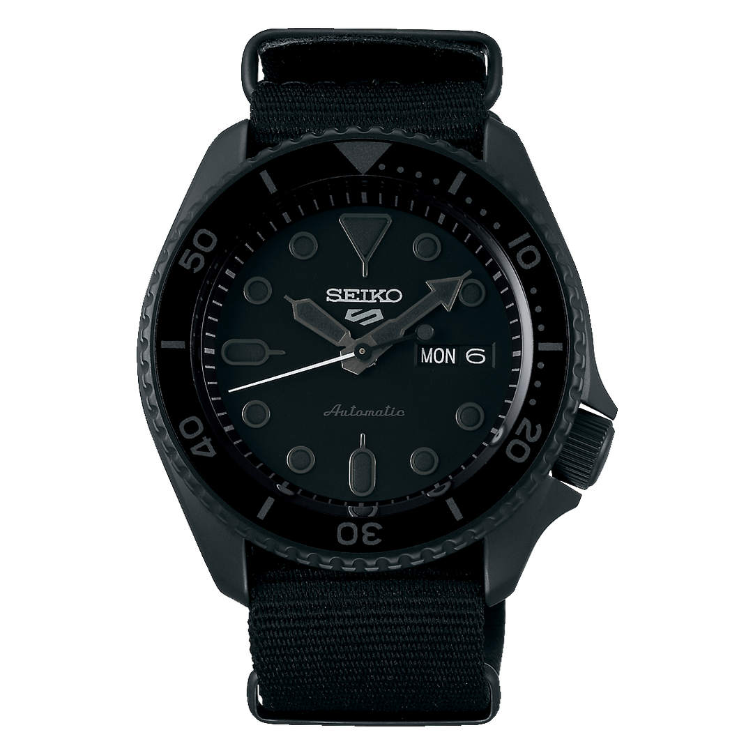 SEIKO 5 SPORTS SRPD79K1 AUTOMATIC STEALTH BLACK MEN WATCH | CITY CHAIN –  City Chain Singapore