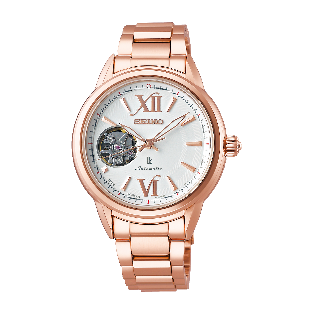 SEIKO LUKIA SSA794J1 AUTOMATIC 4R OPEN HEART WOMEN WATCH | CITY CHAIN –  City Chain Singapore