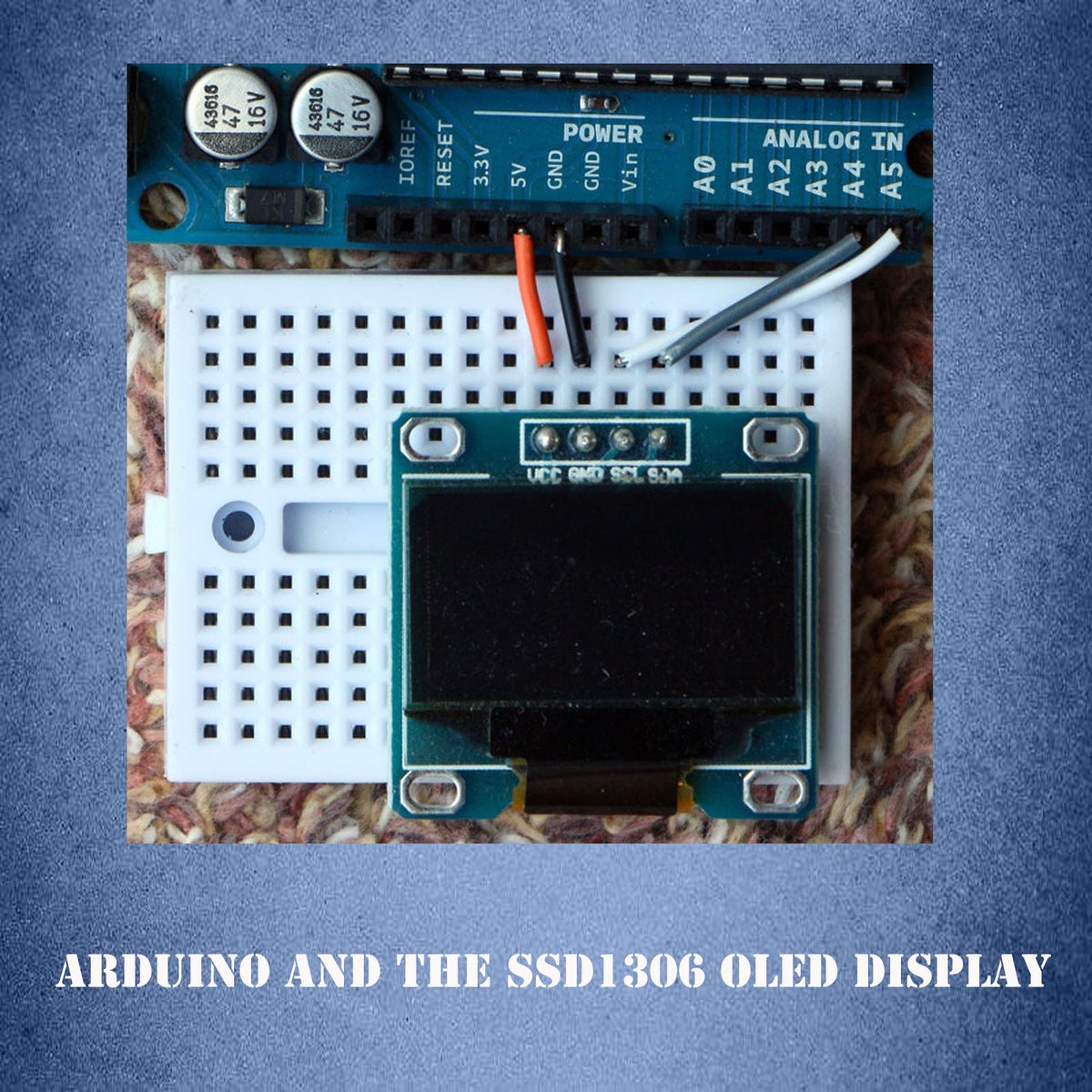 Arduino and the SSD1306 OLED I2C 128x64 Display – HALJIA