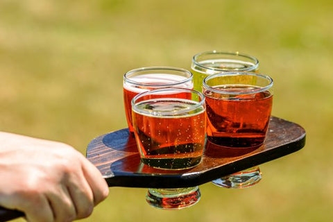 A flight of ciders