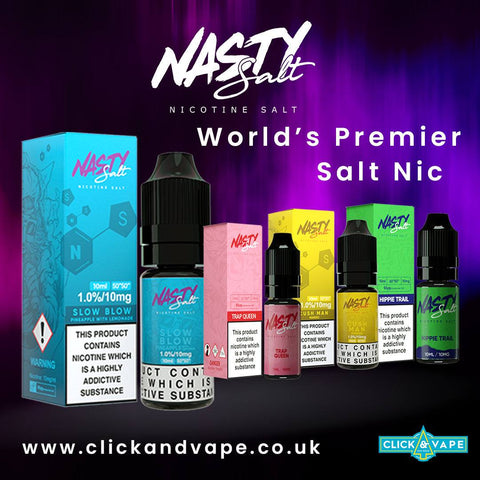 Nasty Juice salt Nic UK Click & Vape