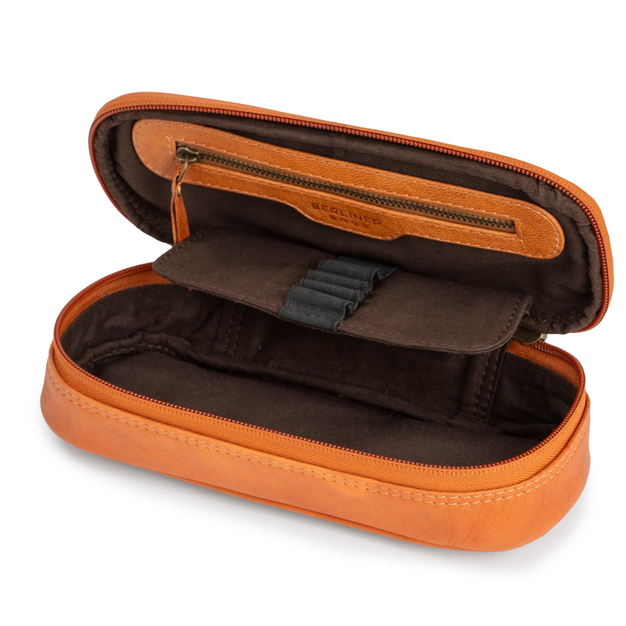 Retro Pu Leather Pen Bag, Portable Pencil Case, Slim Pen Box, Compact Size,  Birthday Gift For Business Women Men Art & Craft Supplies - Temu New Zealand