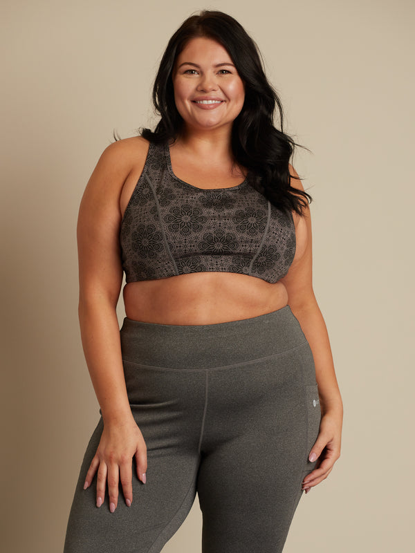 ASOS 4505 Curve icon longline scoop neck sports bra