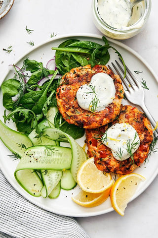 postpartum meals salmon cakes