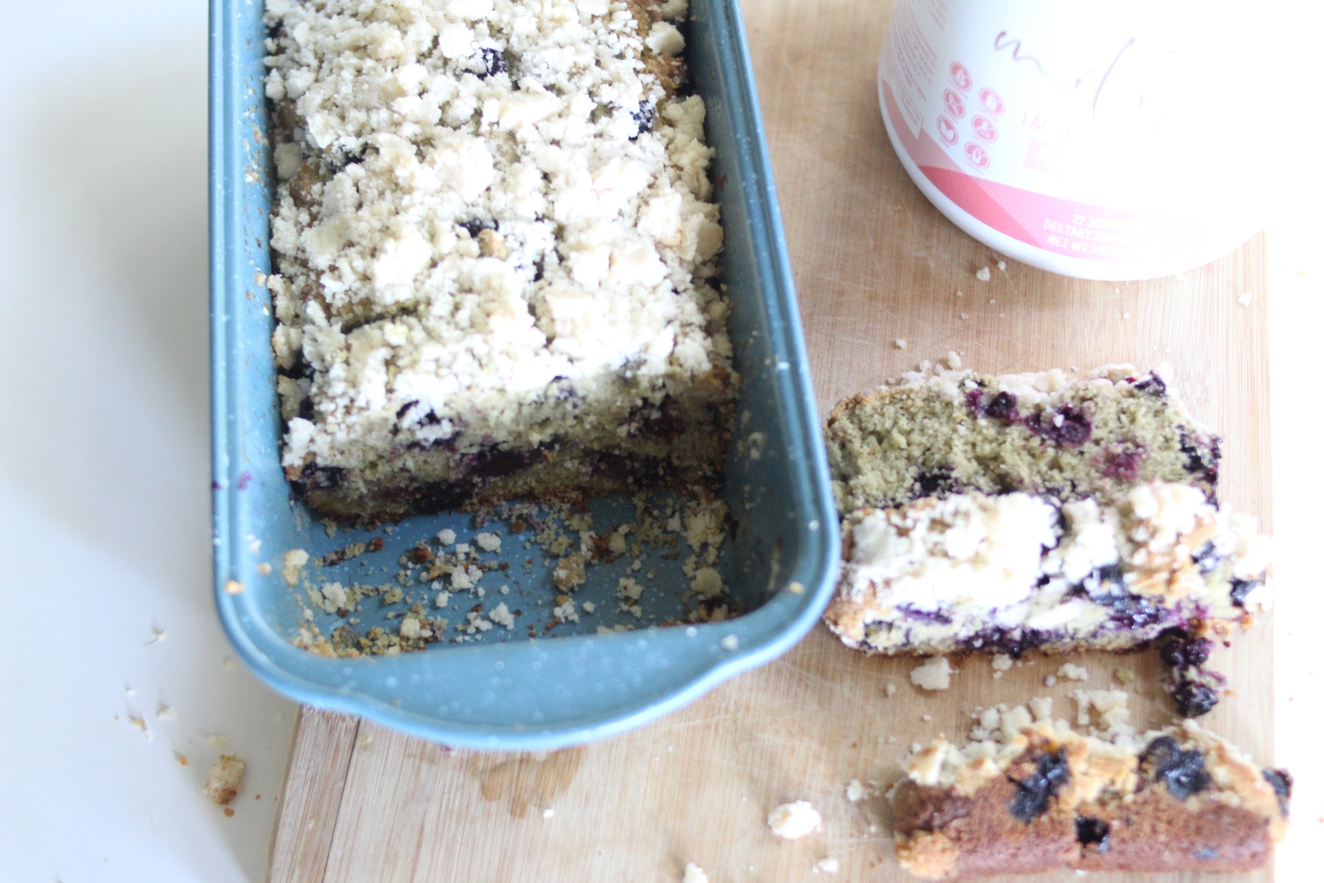 blueberry lacation cake for milk supply