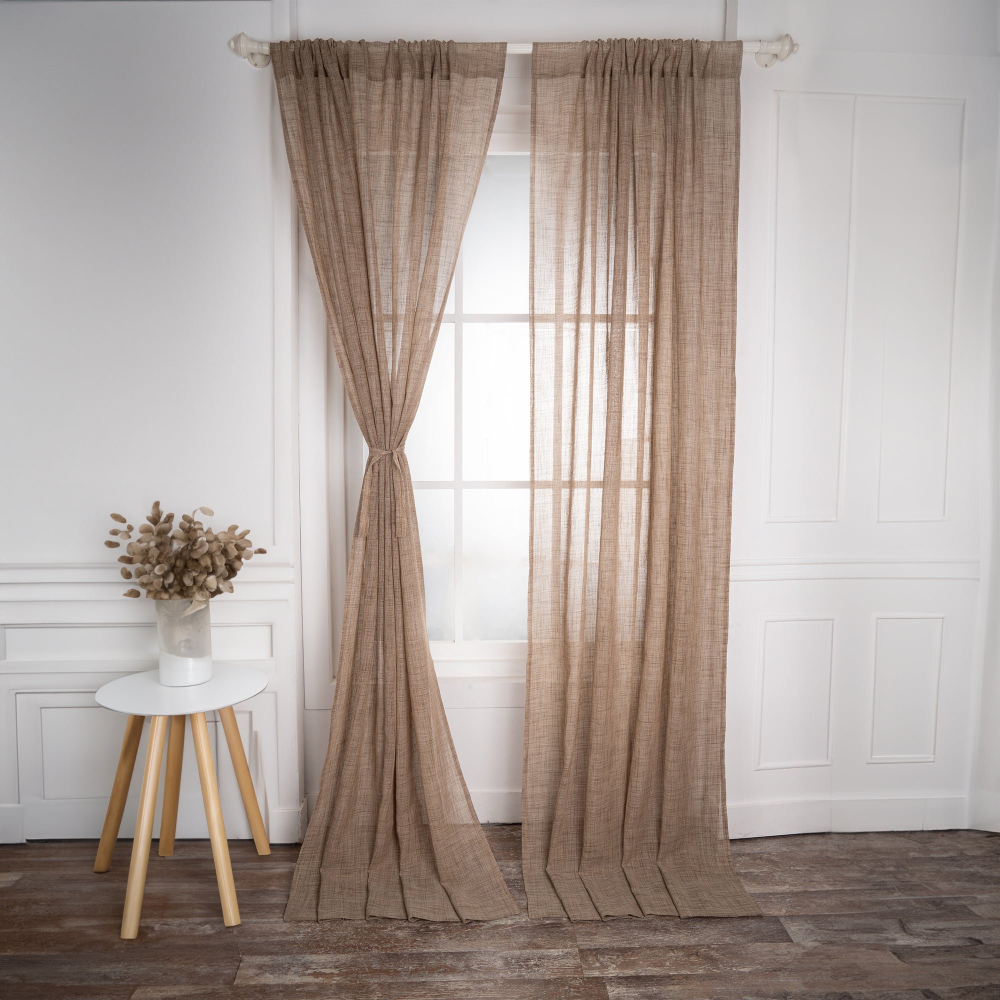 Flax Faux Jute Curtain