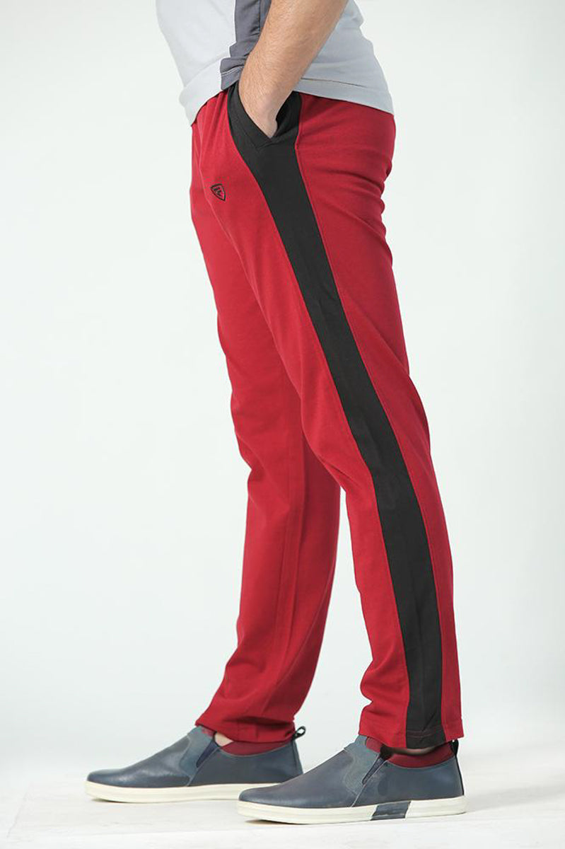 Red Jersey Trousers