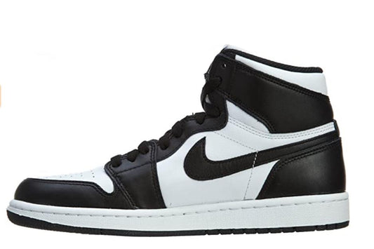 nike air jordan 1s black and white