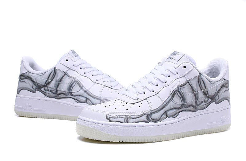 white skeleton air force