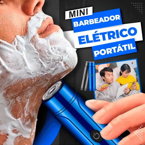 Barbeador Elétrico Portátil Turbo - BarberPro 2.0