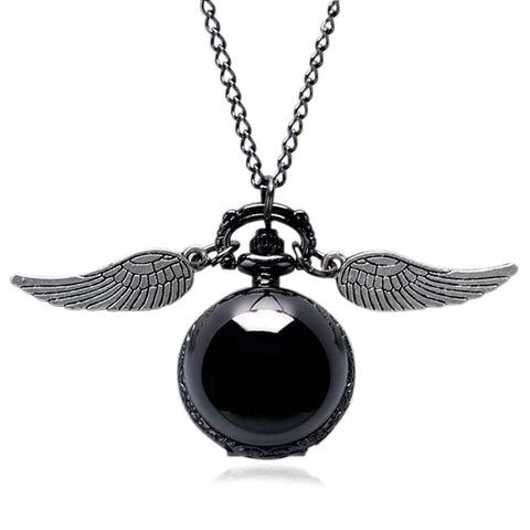 AZYASCO Harry Potter Snitch Ball Pendant Pocket Watch Quartz