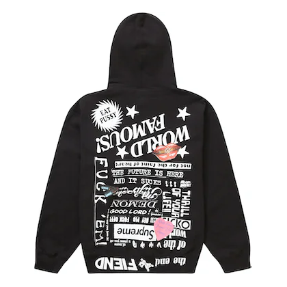 Supreme Fiend Hooded Sweatshirt Black – Gallery CDMX