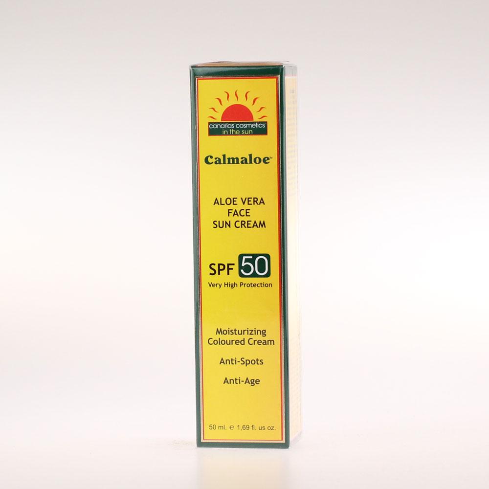 50 In Sun Parfum-Sales SPF Cosmetics Aloe Cream Calmaloe Face Sun | the Vera Canarias
