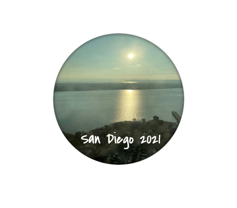 Personalized Ornament Round, Wood, 2-Sided with Image Same on Both Side