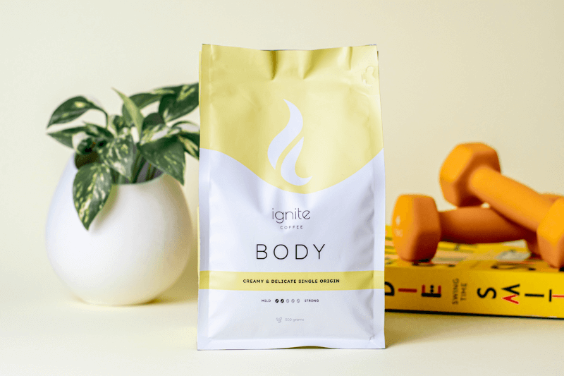 Ignite's BODY coffee - creamy and delicate single origin