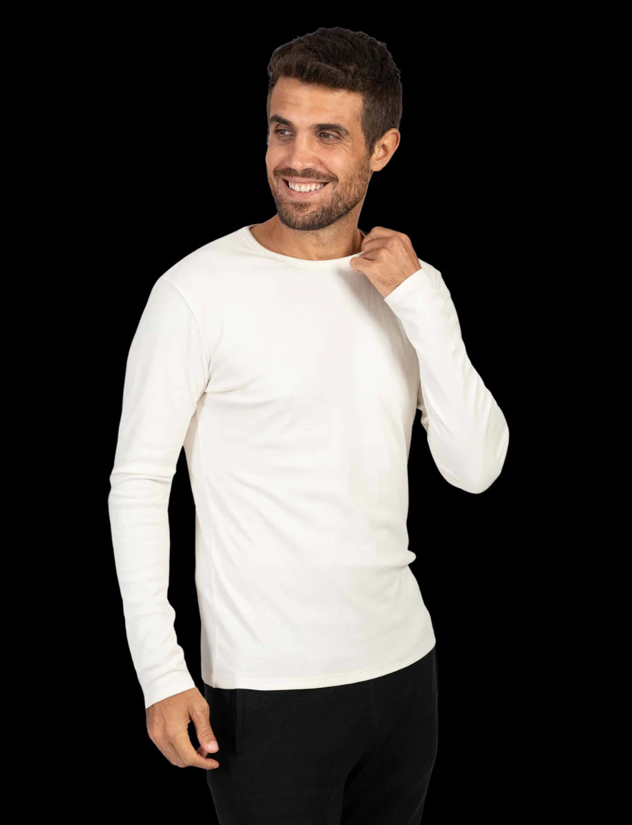 Men's Organic Cotton Long Sleeve – Aya Eco Fashion EU