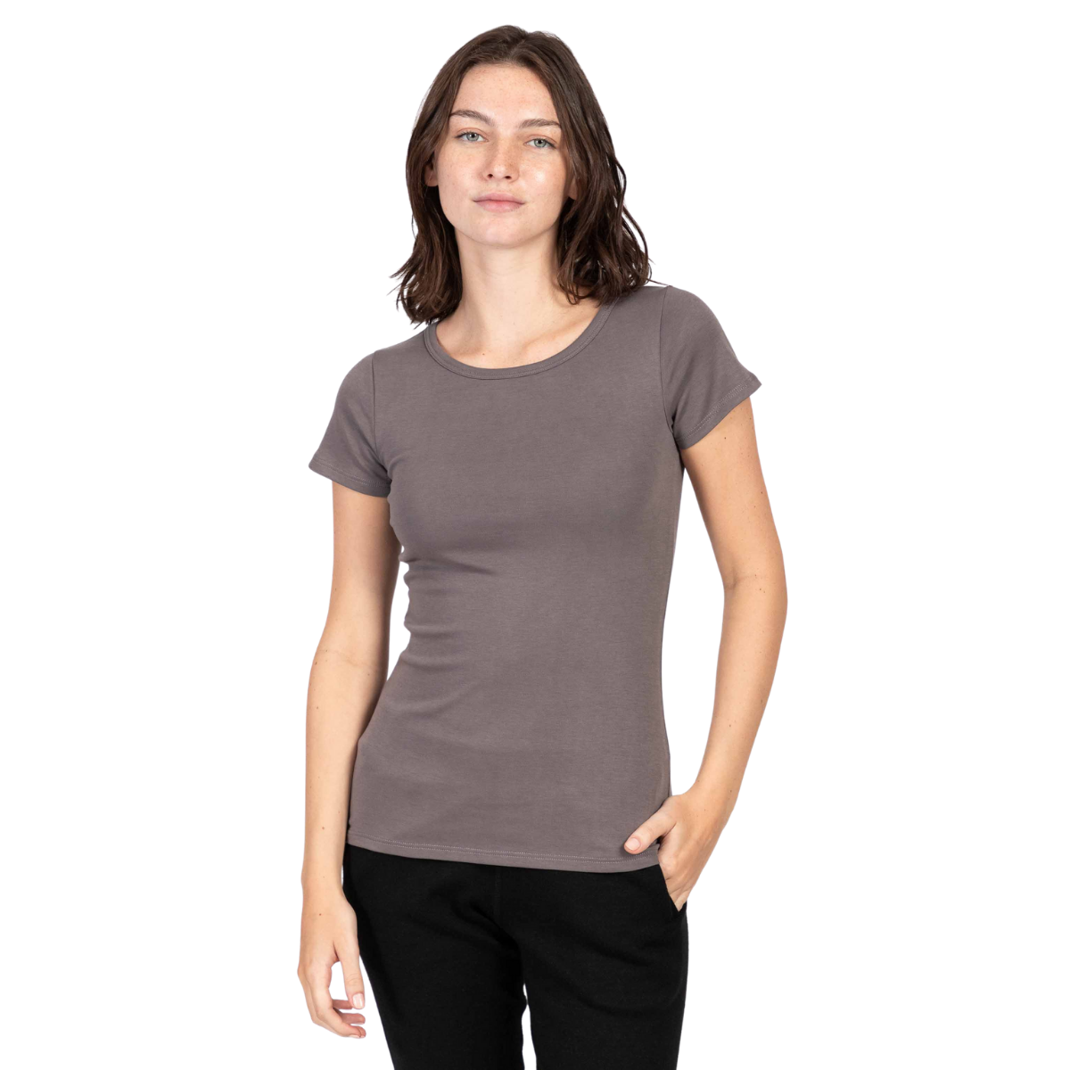 women's organic cotton crew neck t-shirt 