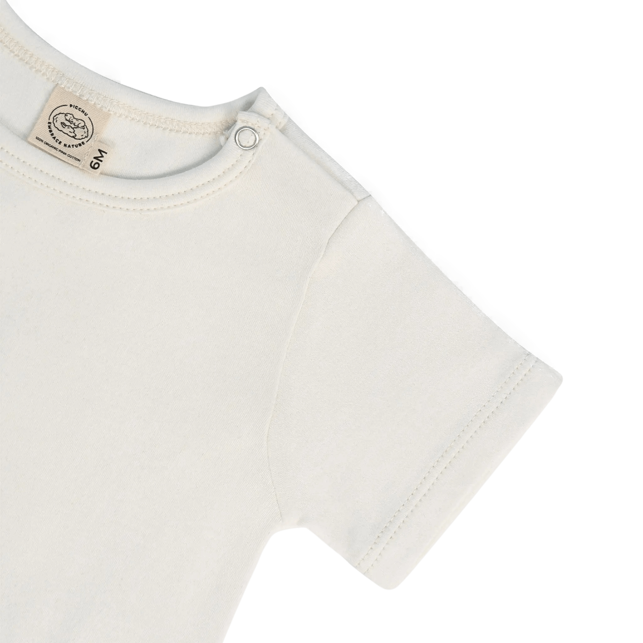 Organic cotton tee for women in white color