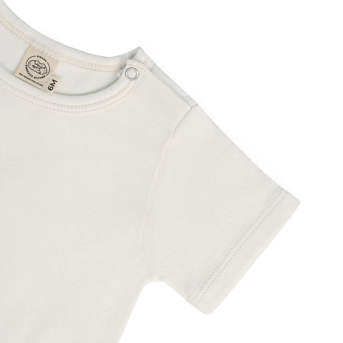 Organic cotton tee for women in white color
