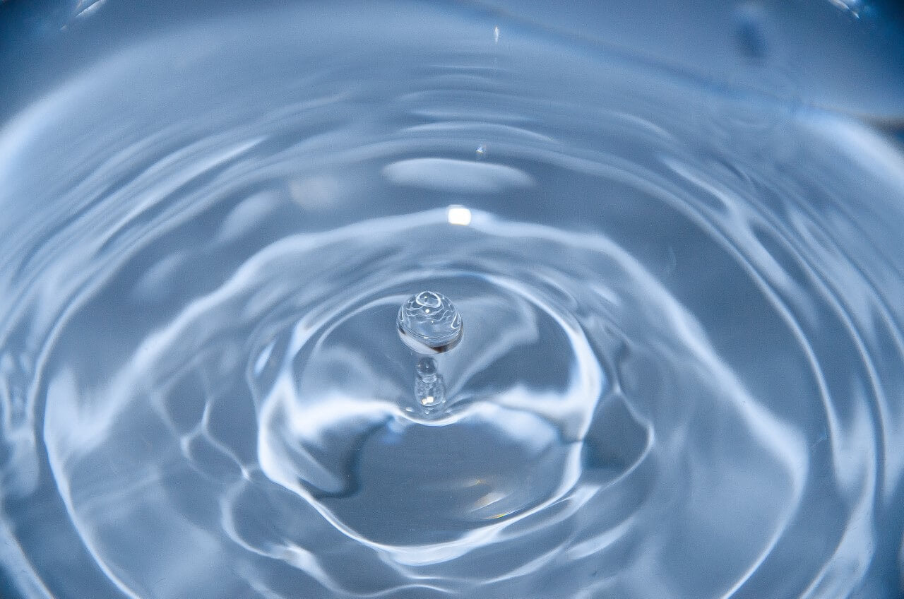 clean water with ripples