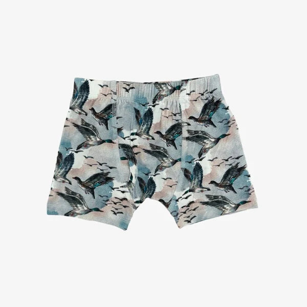 Bamboo Boxer Shorts - Mallard Sky