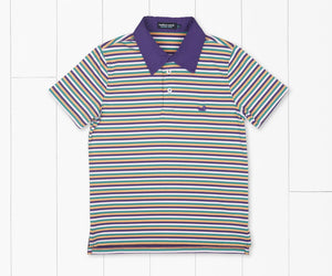 Bermuda Decatur Stripe Polo - Belles & Beau Children's Boutique