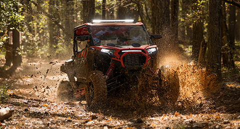 2024 Polaris RZR XP crawls out of the mud. Customers can upgrade to Polaris' mud collection for $6,254.82.