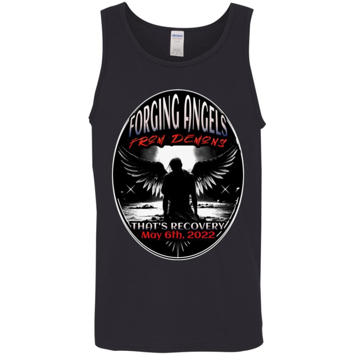 Custom Recovery Unisex Tank | Inspiring Sobriety | Forging Angels From Demons