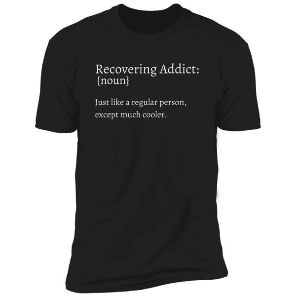 Mens Recovery T-Shirt, Inspiring Sobriety